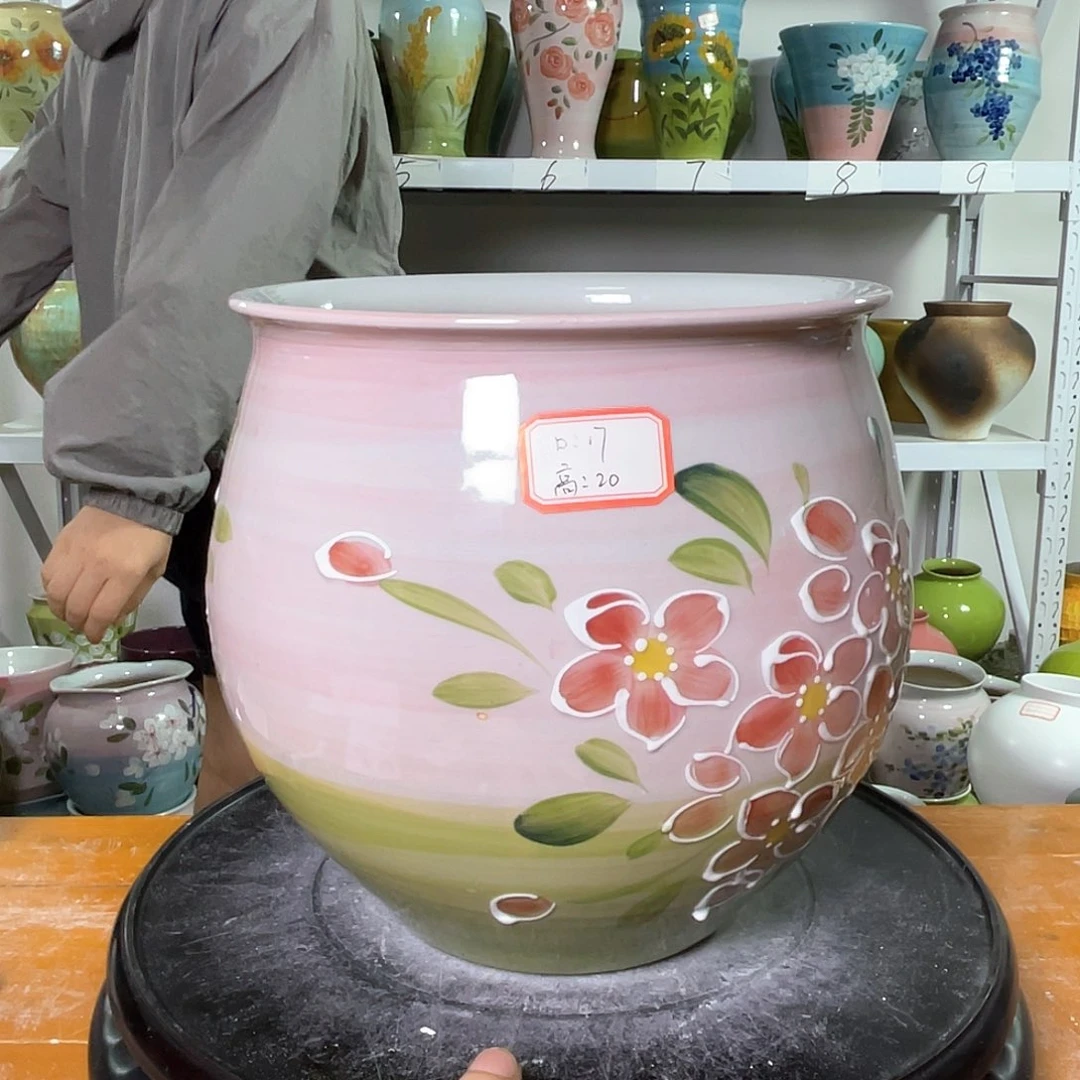 景德镇陶瓷微瑕陶瓷花盆