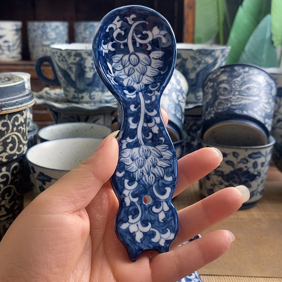手工手绘青花高温陶瓷