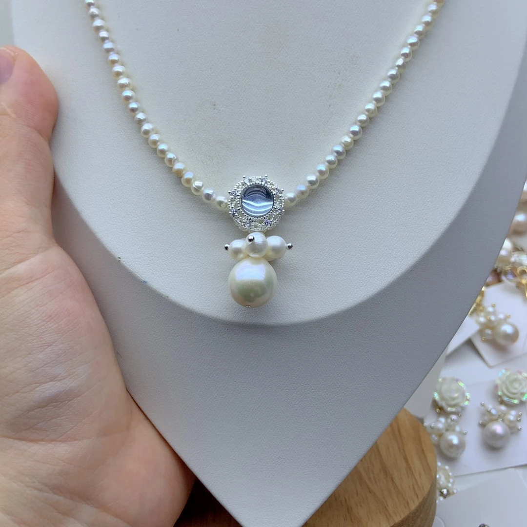 未镶嵌耳饰淡水珍珠