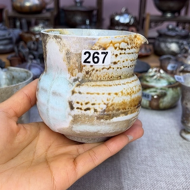 裸柴烧陶瓷手工茶器