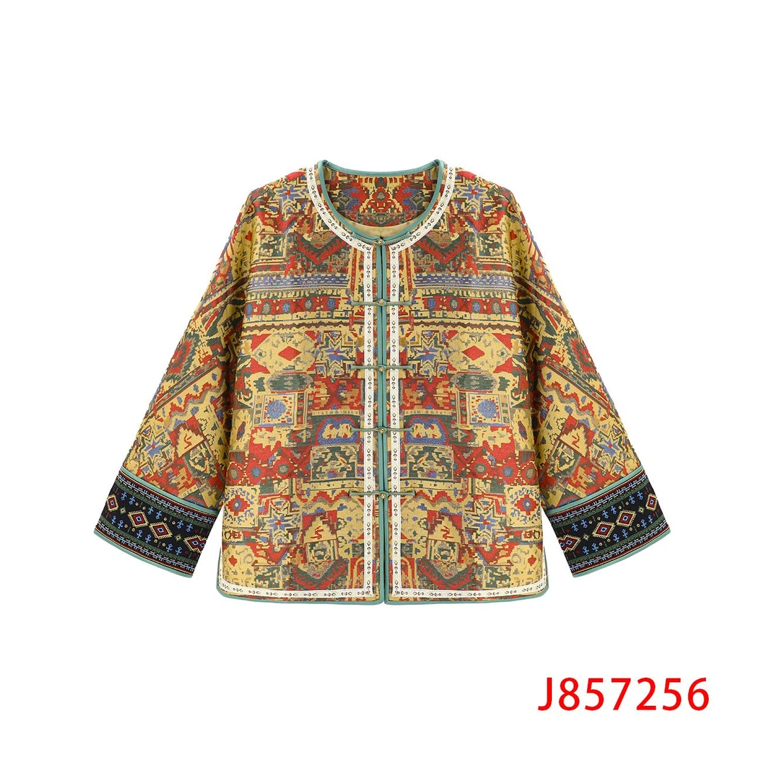 【钱老板推荐】唐锦狩猎纹外套  857256