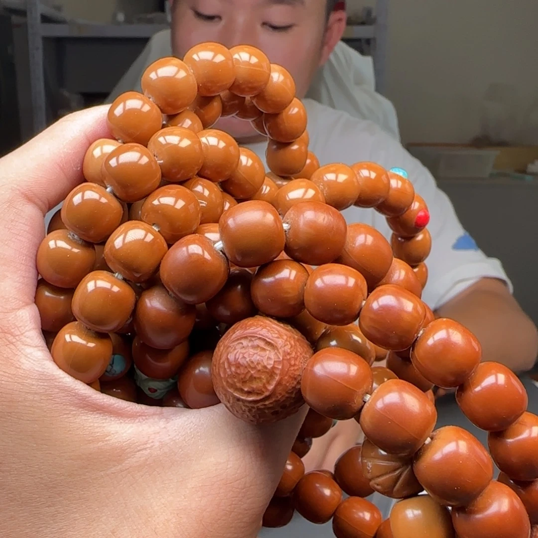 手串猴头核桃140龙岩镶嵌