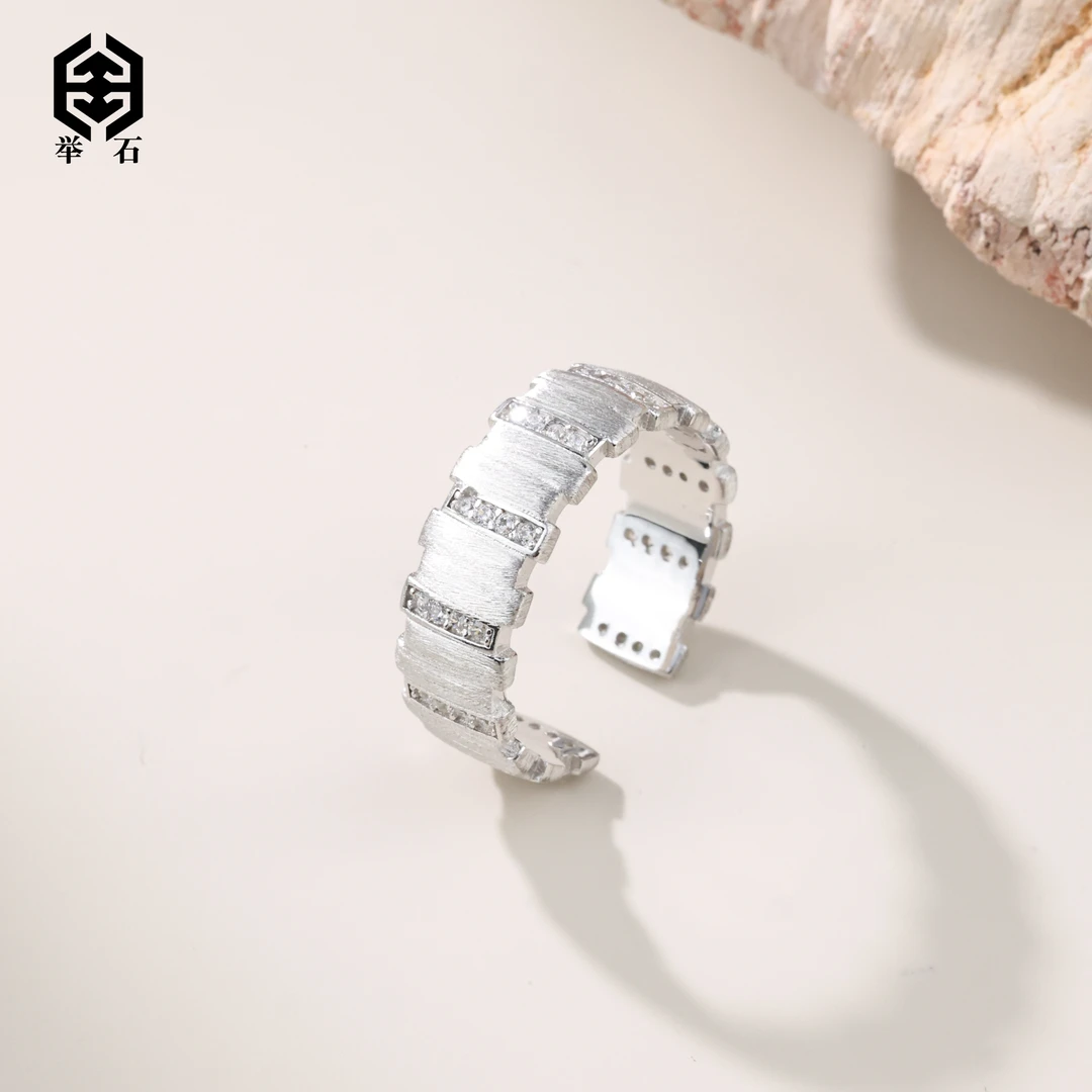 925银银制品 【举石精选】X0623-668-23个性戒指（一件/多样性）P