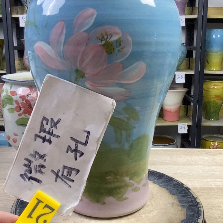 景德镇高温陶瓷花盆