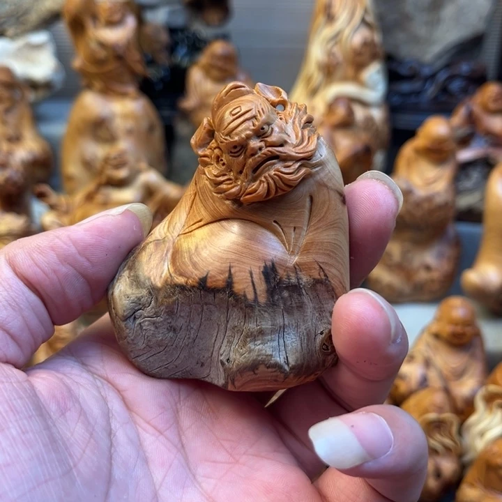 开***。柏木太行崖柏手工雕刻
