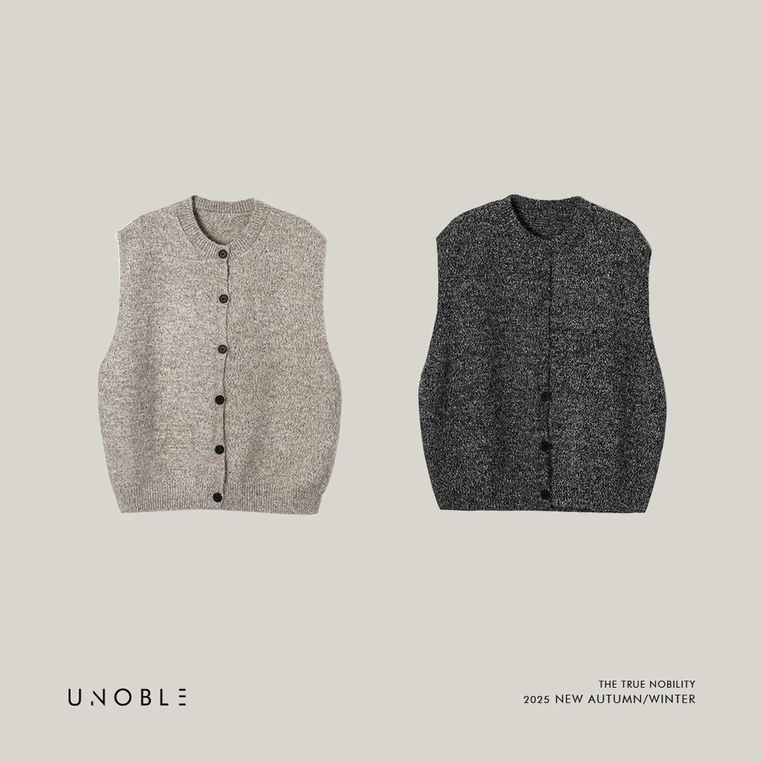 UNOBLE 2025 A/W【间隙诗人】冬季新品 外穿马甲叠穿