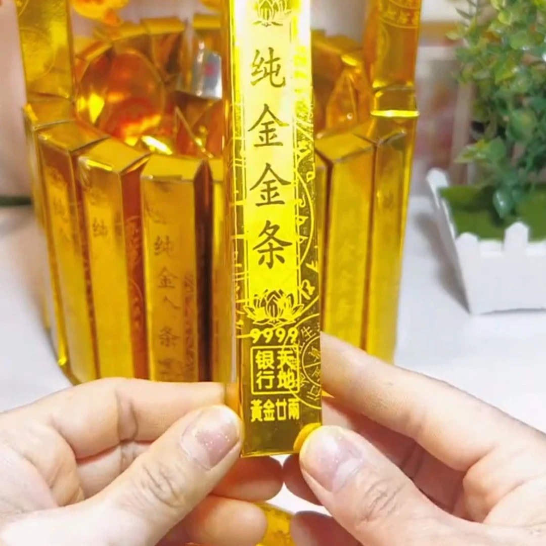 加厚高亮硬卡纸半成品小可印字纯金色样式