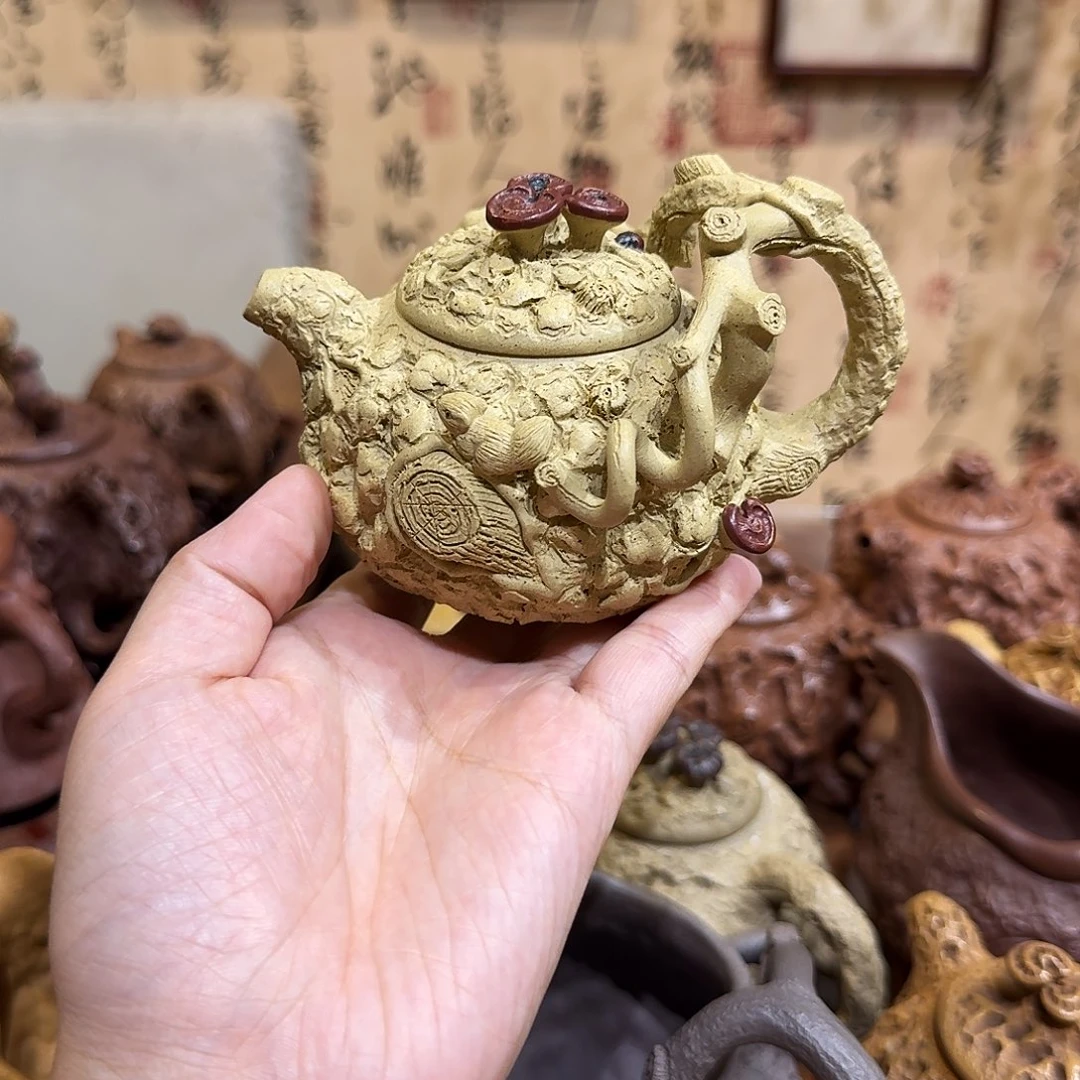 茶壶紫砂本绿供春