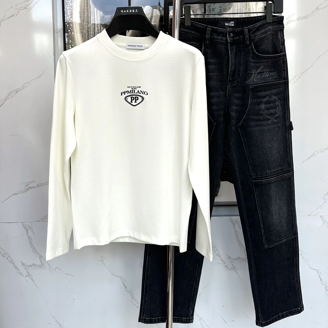 【PP打底衫】秋冬季男士打底衫潮流圆领时尚休闲保暖时尚内搭8289