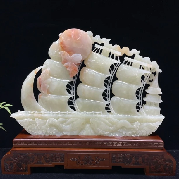 《一帆风顺》创意家居摆件玄关客厅乔迁新居公司开业送礼