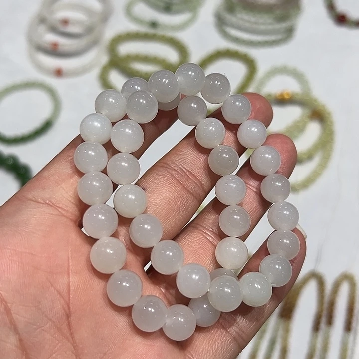 和田玉未镶嵌手串多样性发货拍一发一