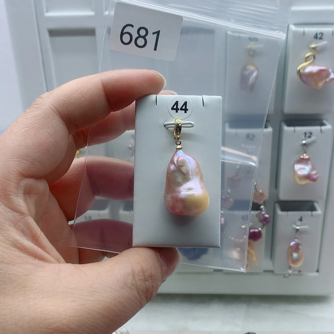 淡水珍珠吊坠(不含链)合金