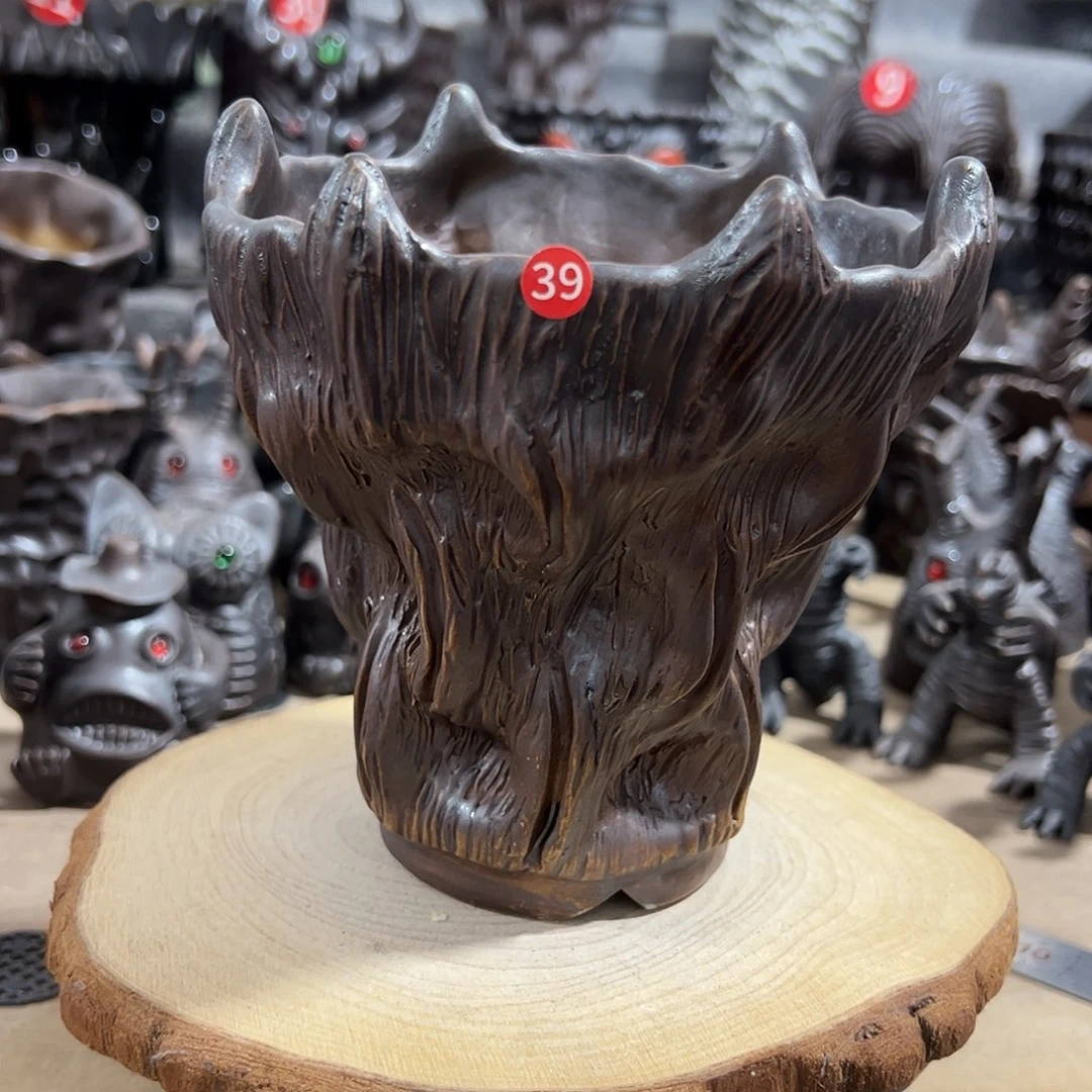 39号，手捏手刻，内口12外高13.5