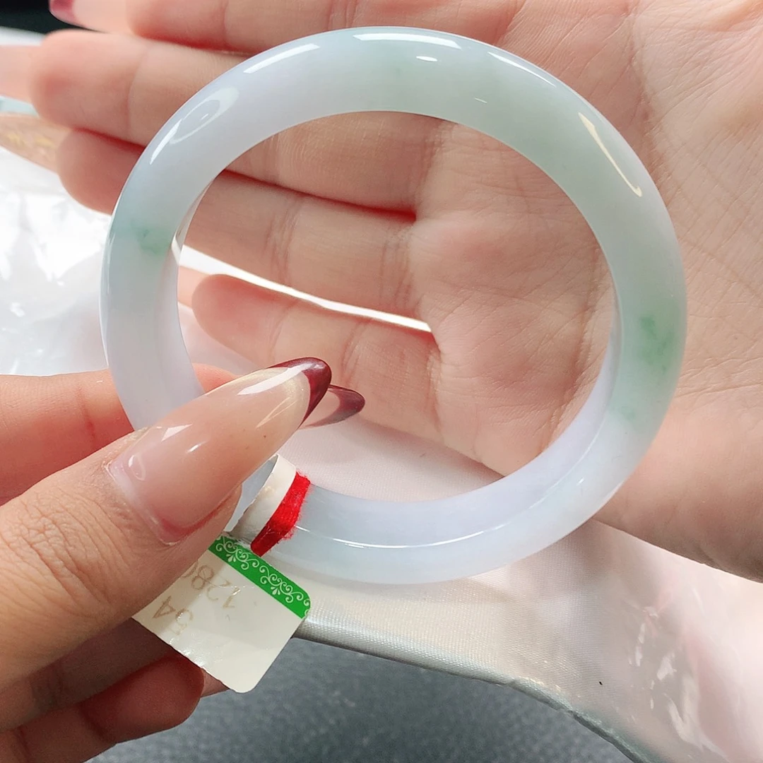 翡翠未镶嵌手镯缅甸天然翡翠