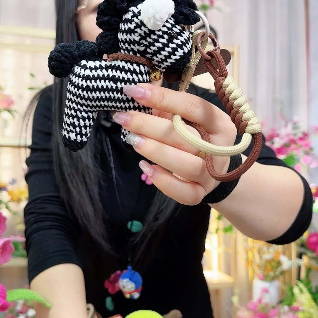 纯手工钩织手工钩织设计挂件