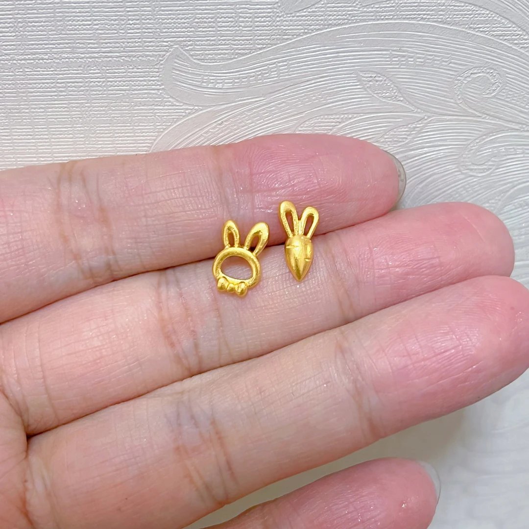 淳金阁萝卜兔子 足金999财富金条存金子悦己好物