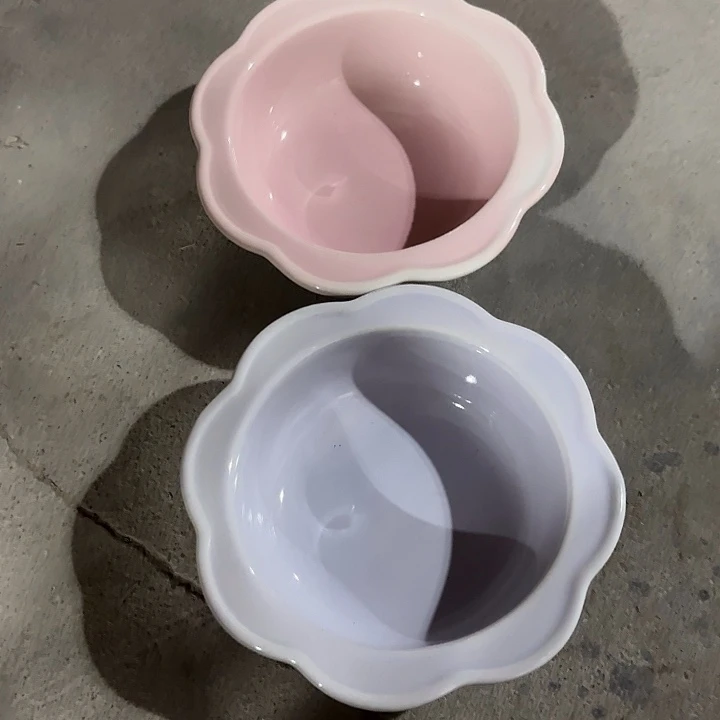 瓷片陶瓷2个装陶瓷微瑕