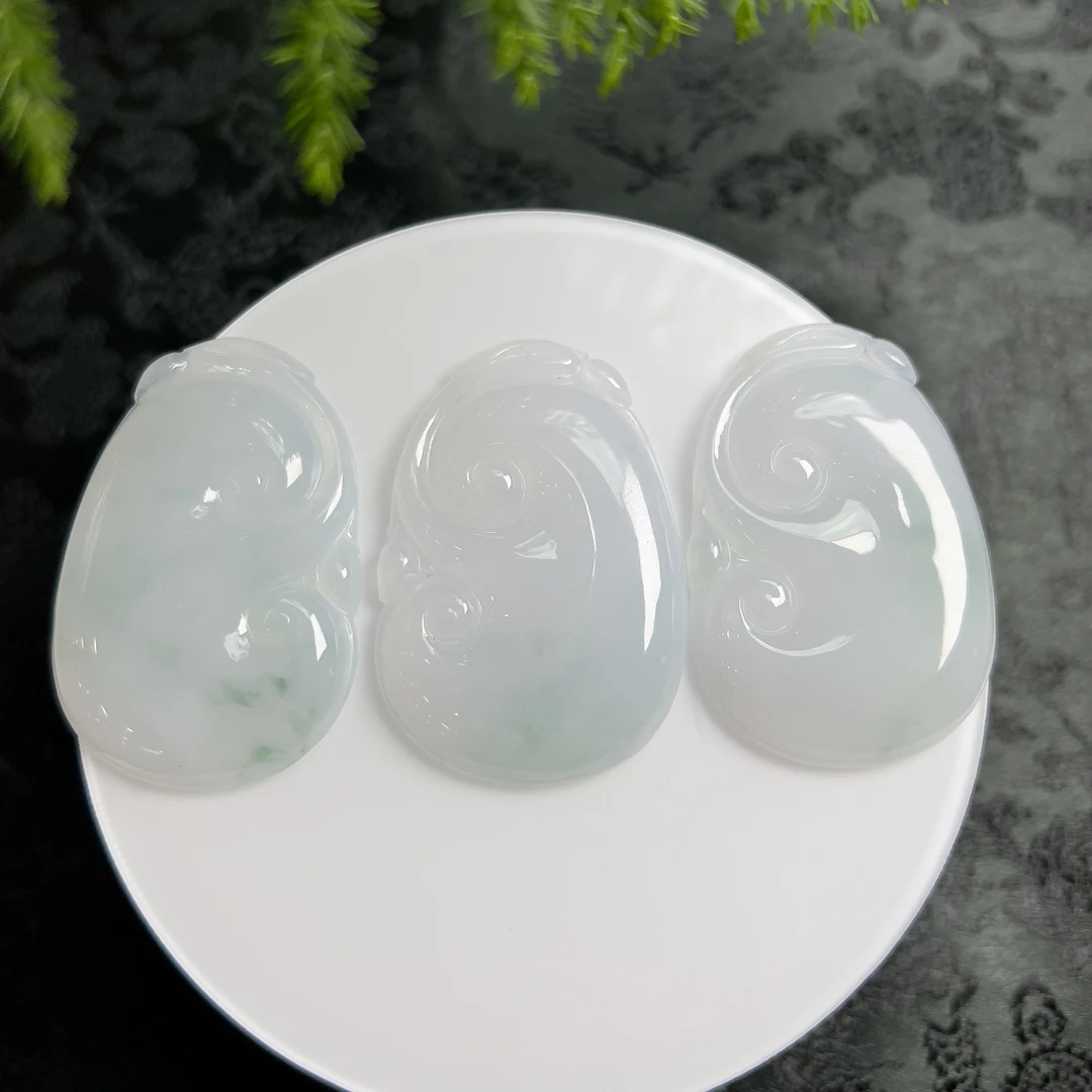 【芬姐珠宝】YM1478-4 大如意吊坠 天然缅甸A货翡翠多样性发一件