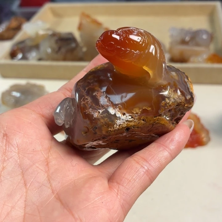 未镶嵌吊坠(不含链)玛瑙/玉髓