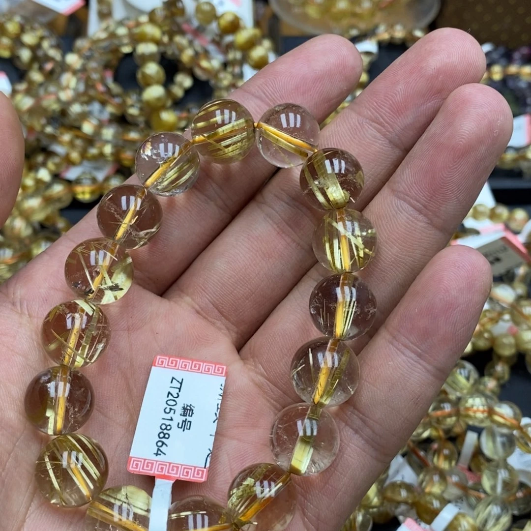 发晶手串未镶嵌岳*尔钛晶ZT20518864