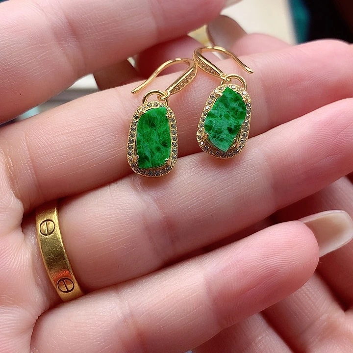 颈饰银S925镶嵌翡翠翡翠