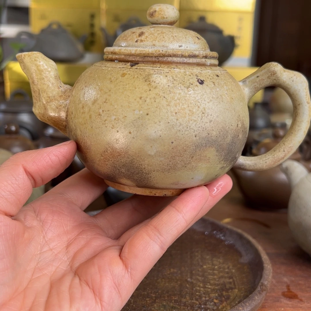贵台龙窑柴烧茶壶A31