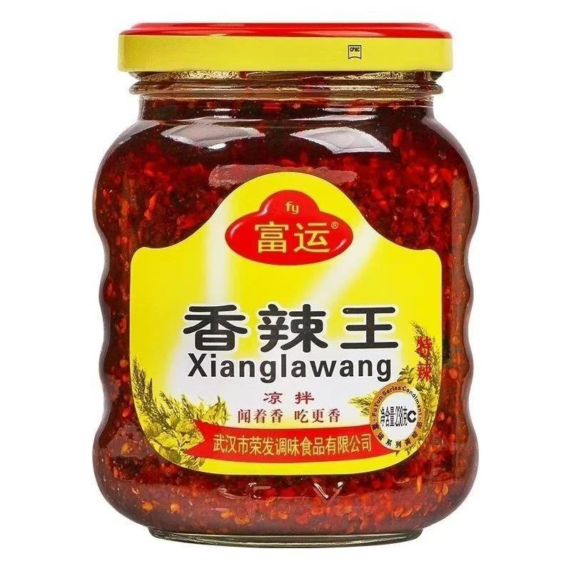 富运香辣王238g香辣凉拌凉皮调料油泼辣子红油凉拌菜油辣子辣椒酱