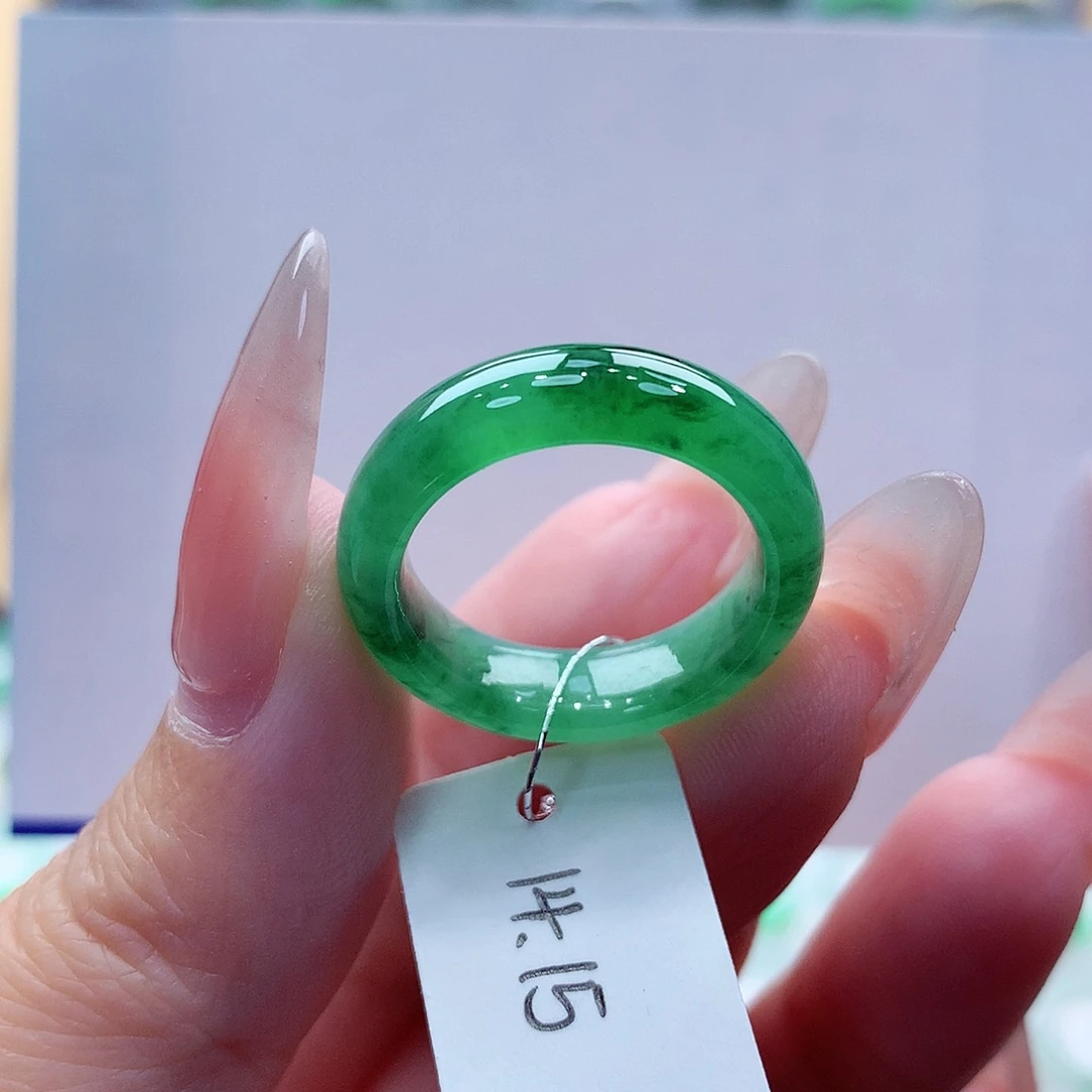 翡翠未镶嵌戒指缅甸A货