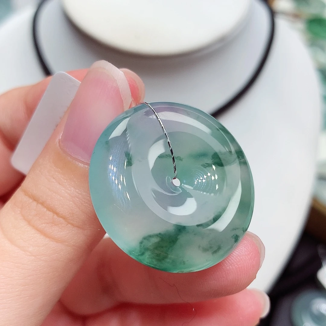 颈饰未镶嵌翡翠翡翠134，28.7/5.8