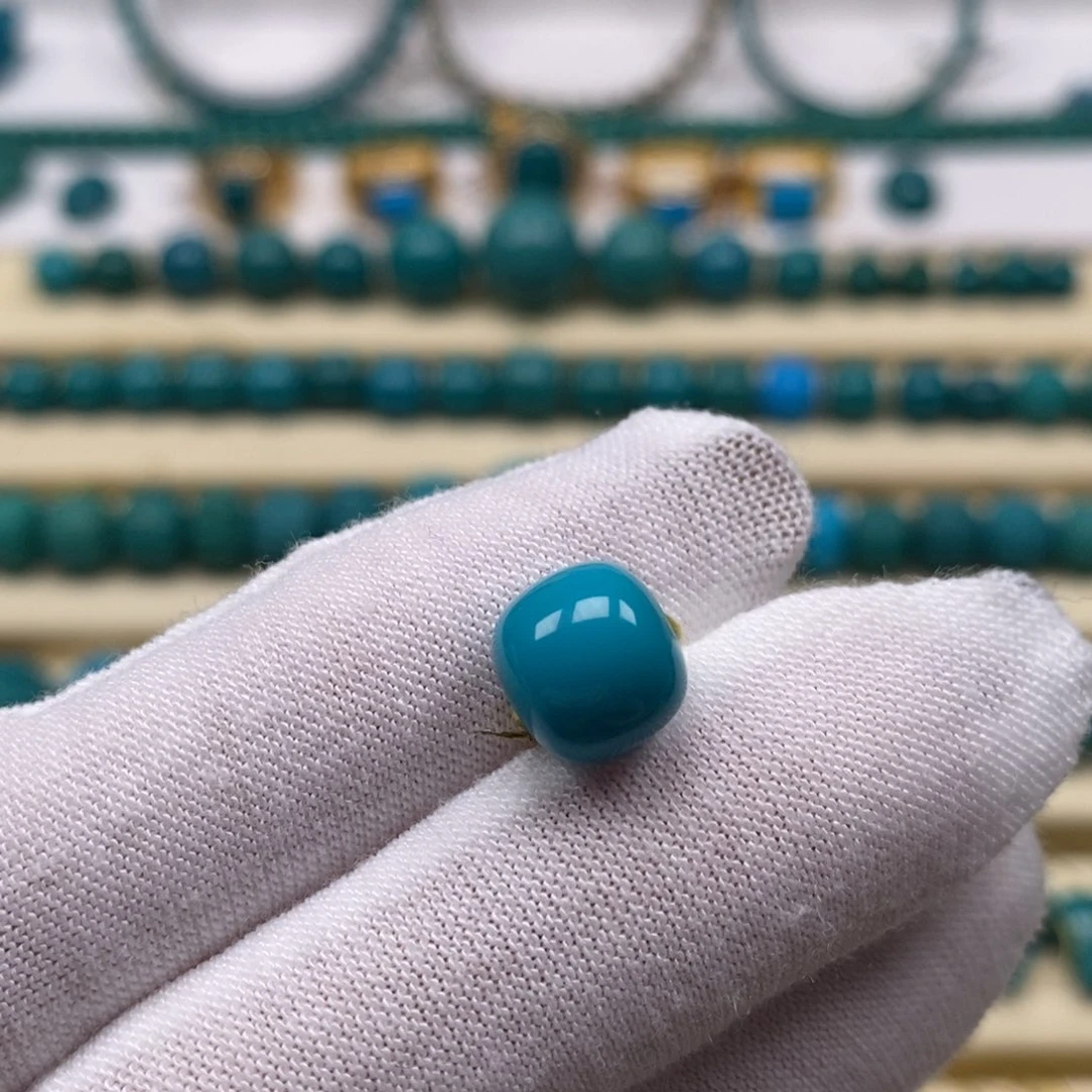 绿松石未镶嵌珠宝奇石老型9.7mm