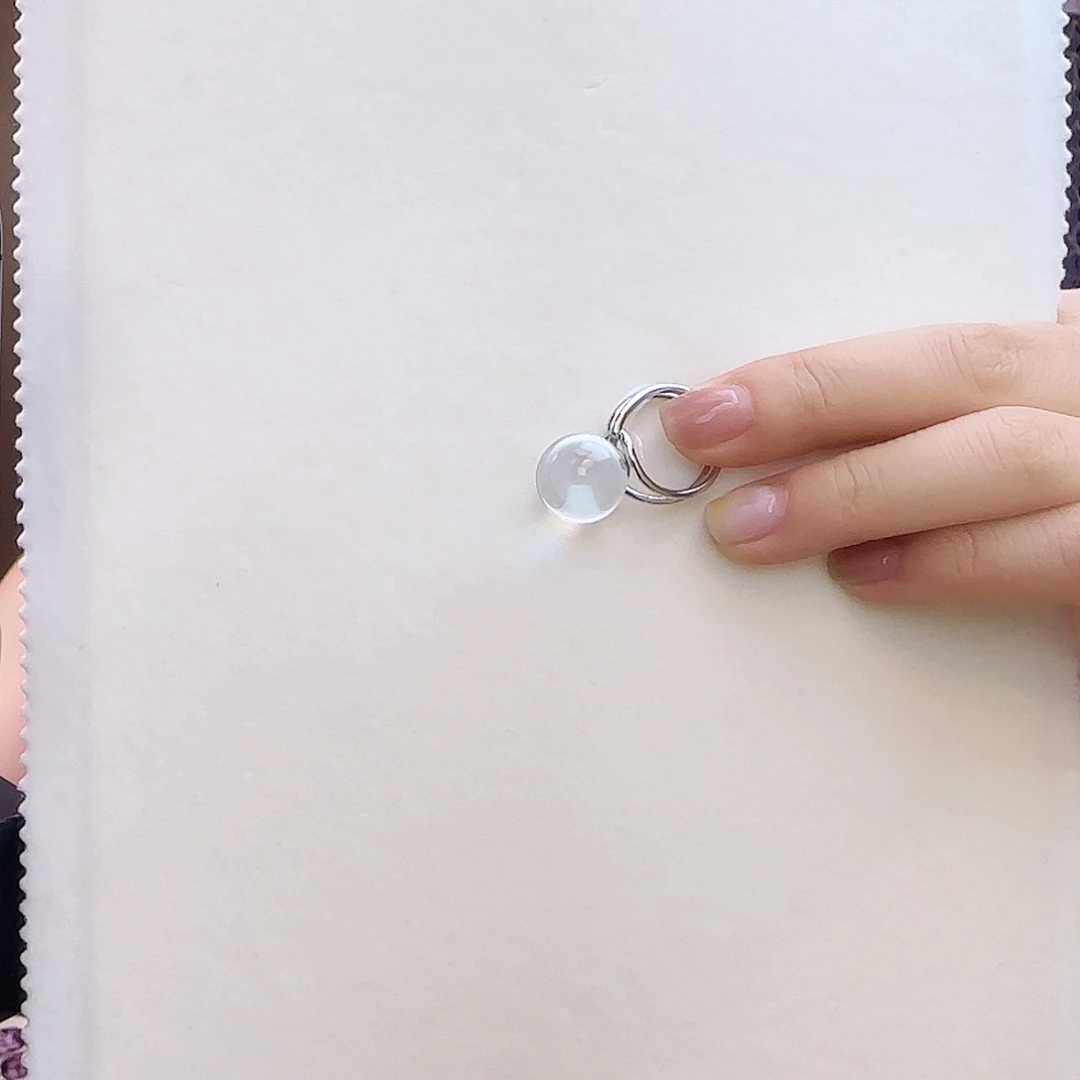 水晶戒指未镶嵌大气上档次