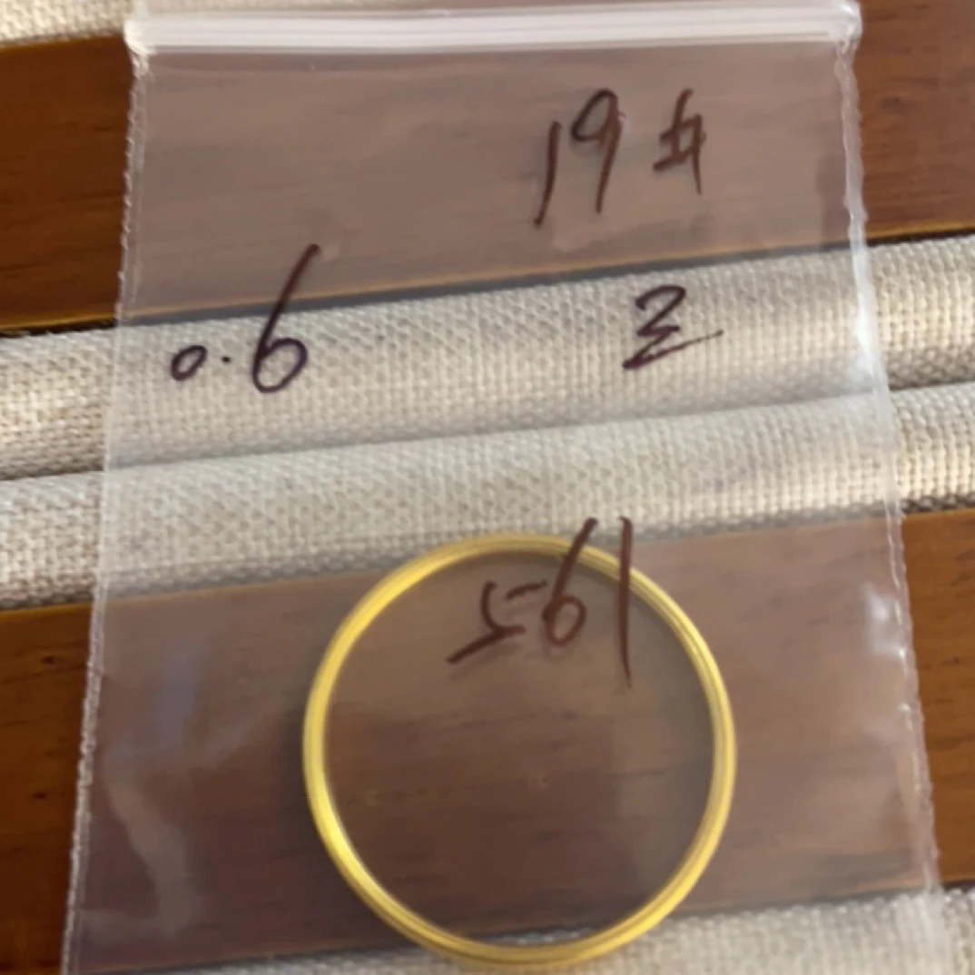 克重0.6 19号 三生三世戒指 足金999