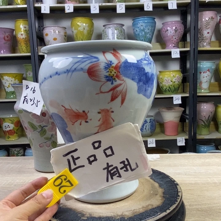 景德镇高温陶瓷花盆