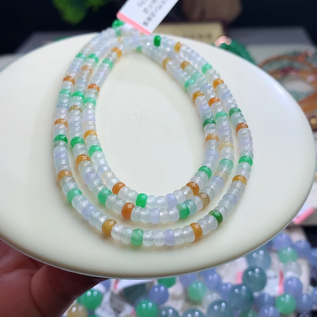 项链未镶嵌翡翠卡4mm