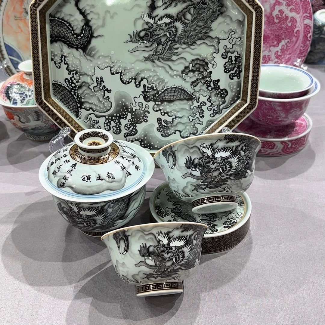 瓷片景德镇瓷器精品展示