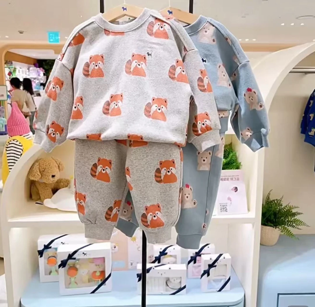 小狗 两色满印卫衣套装