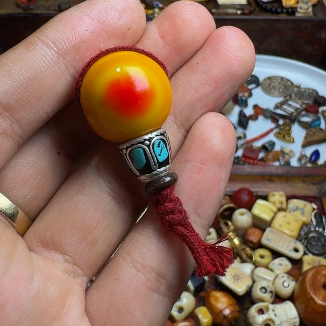 颈饰玻璃藏传琉璃小元素