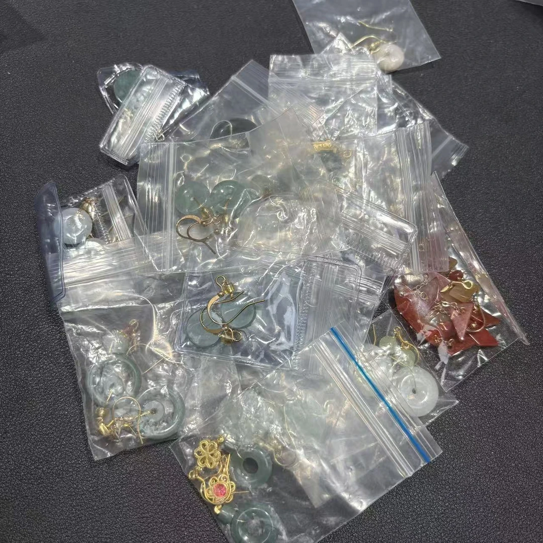 天然A货翡翠耳坠多样性发一对c5-116