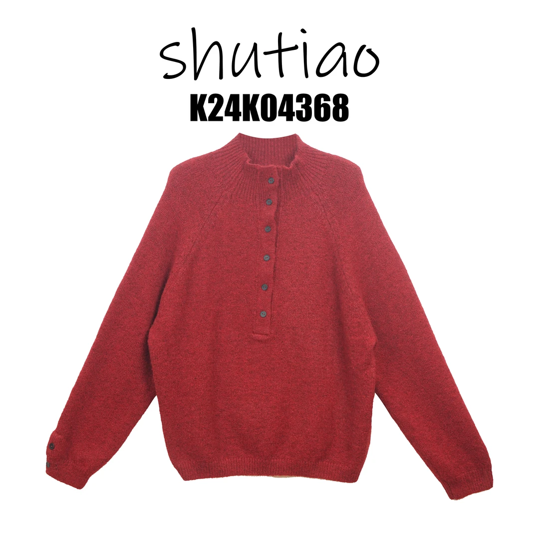 【SHUTIAO】2024秋冬：新款小众设计款开衫K24K04368