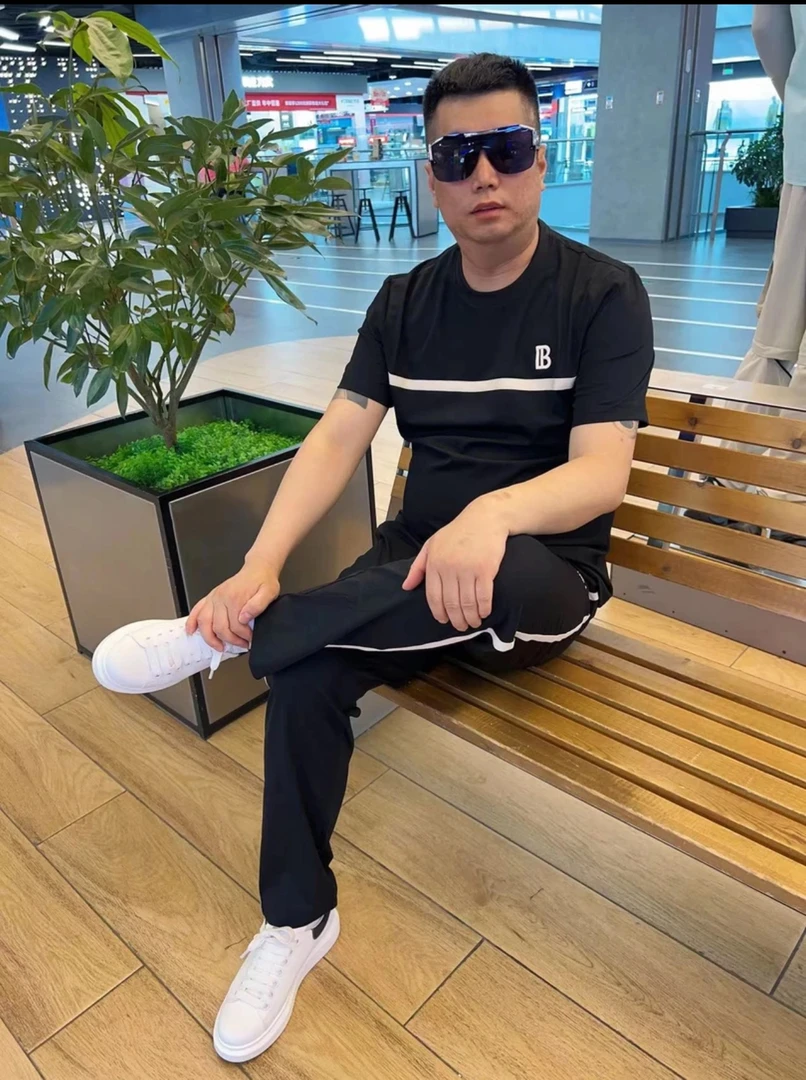 2025男士轻奢半袖套装