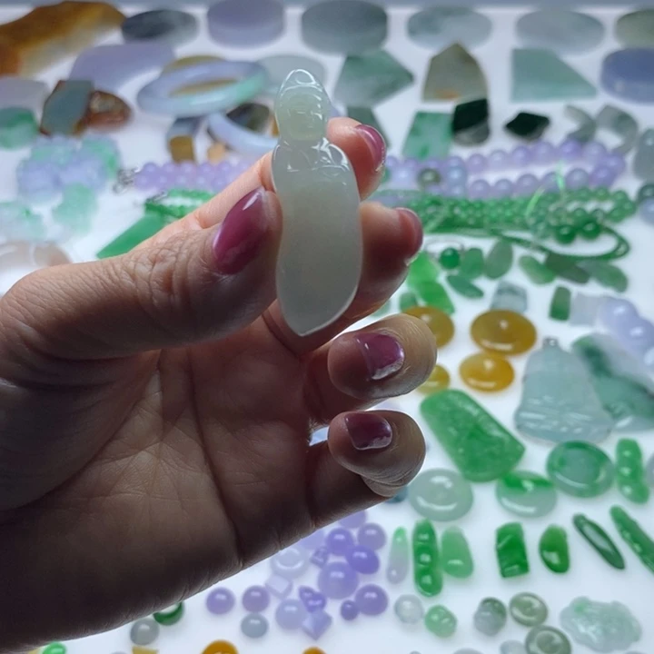 ****水定制翡翠未镶嵌天然翡翠