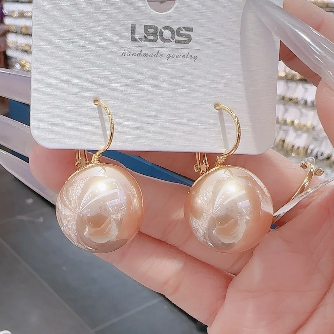 锆石铜合金925银耳环