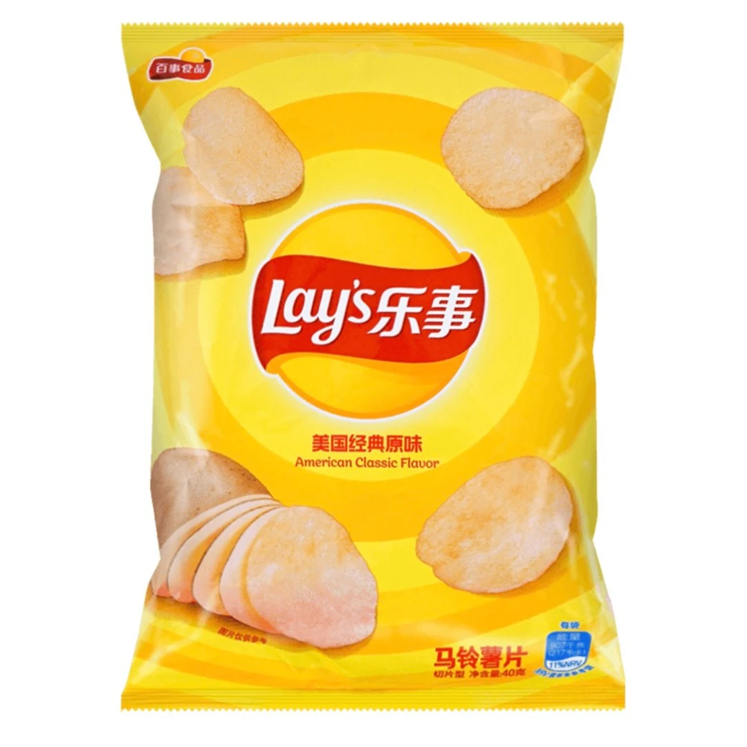 40g乐事 美国经典原味薯片