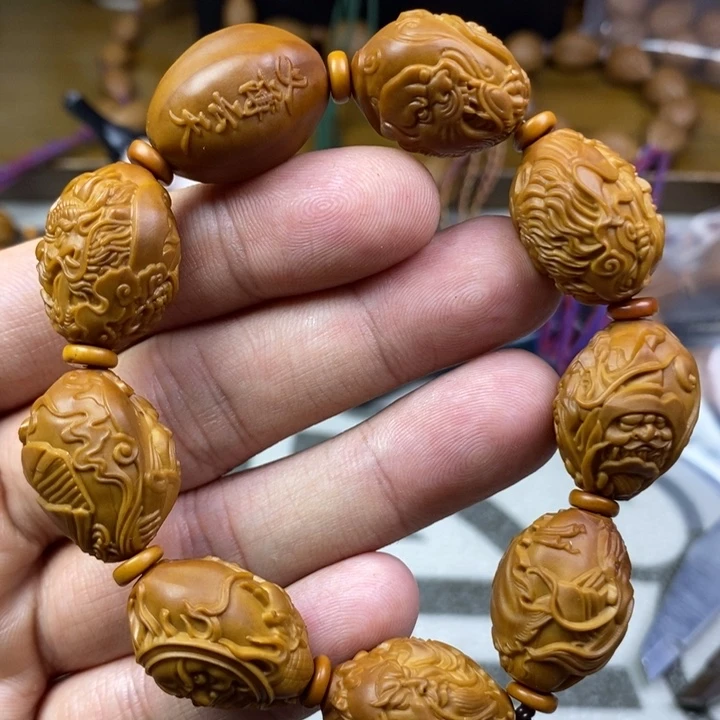橄榄核手串/手链橄榄核雕工艺手串