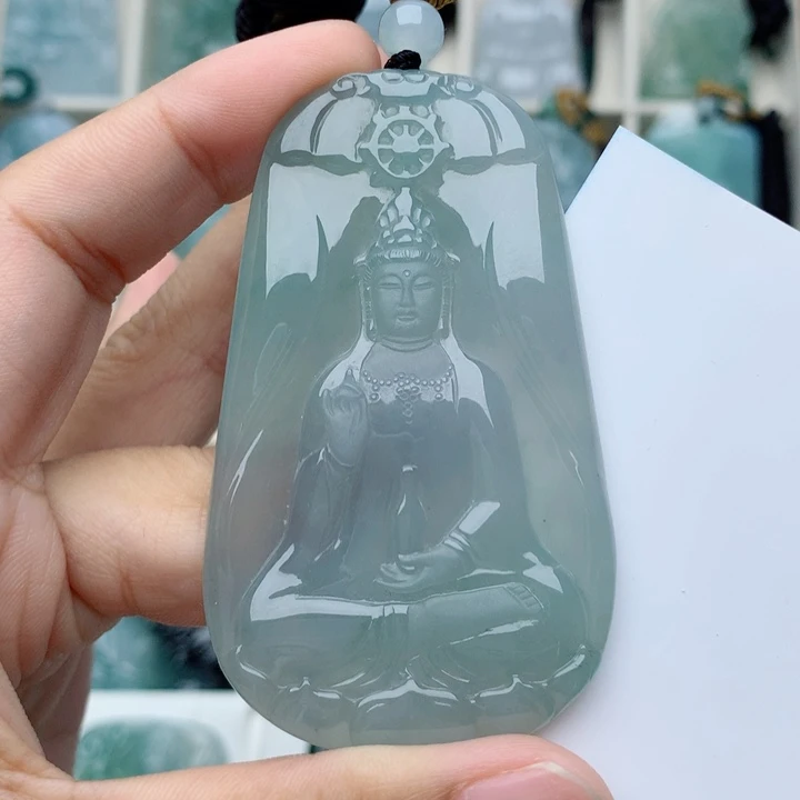 颈饰未镶嵌翡翠素衣