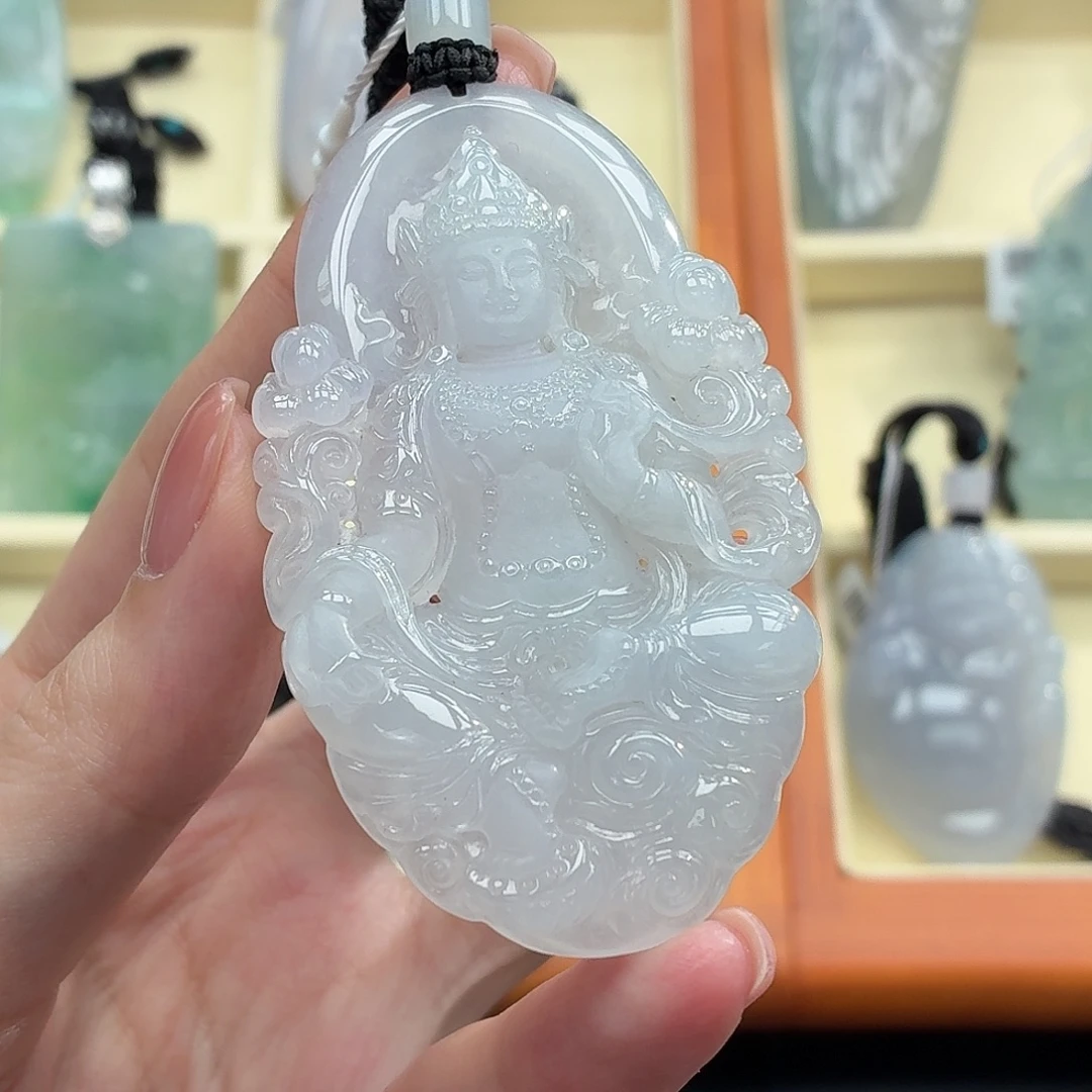 翡翠未镶嵌颈饰多样性选其一发货
