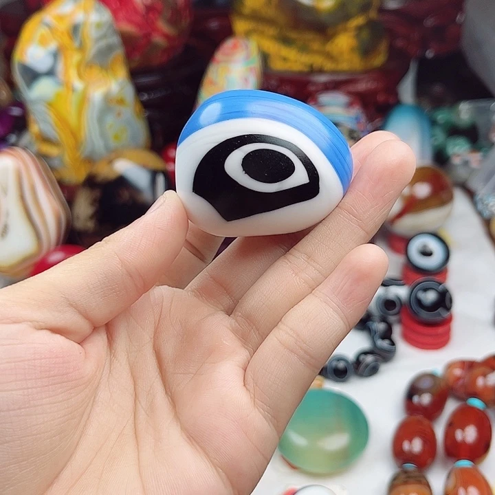 玛瑙/玉髓未镶嵌耳饰