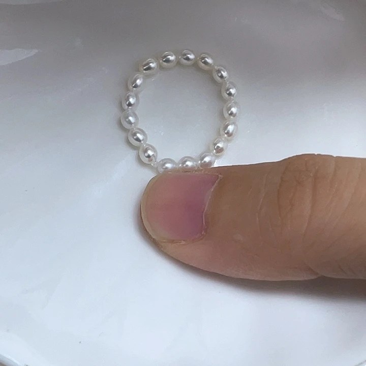未镶嵌戒指淡水珍珠