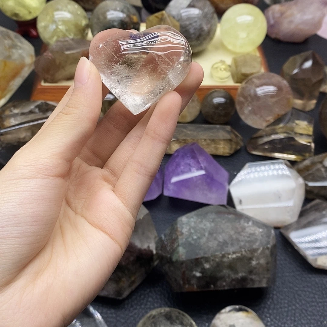 未镶嵌水晶珠宝半成品69水晶石