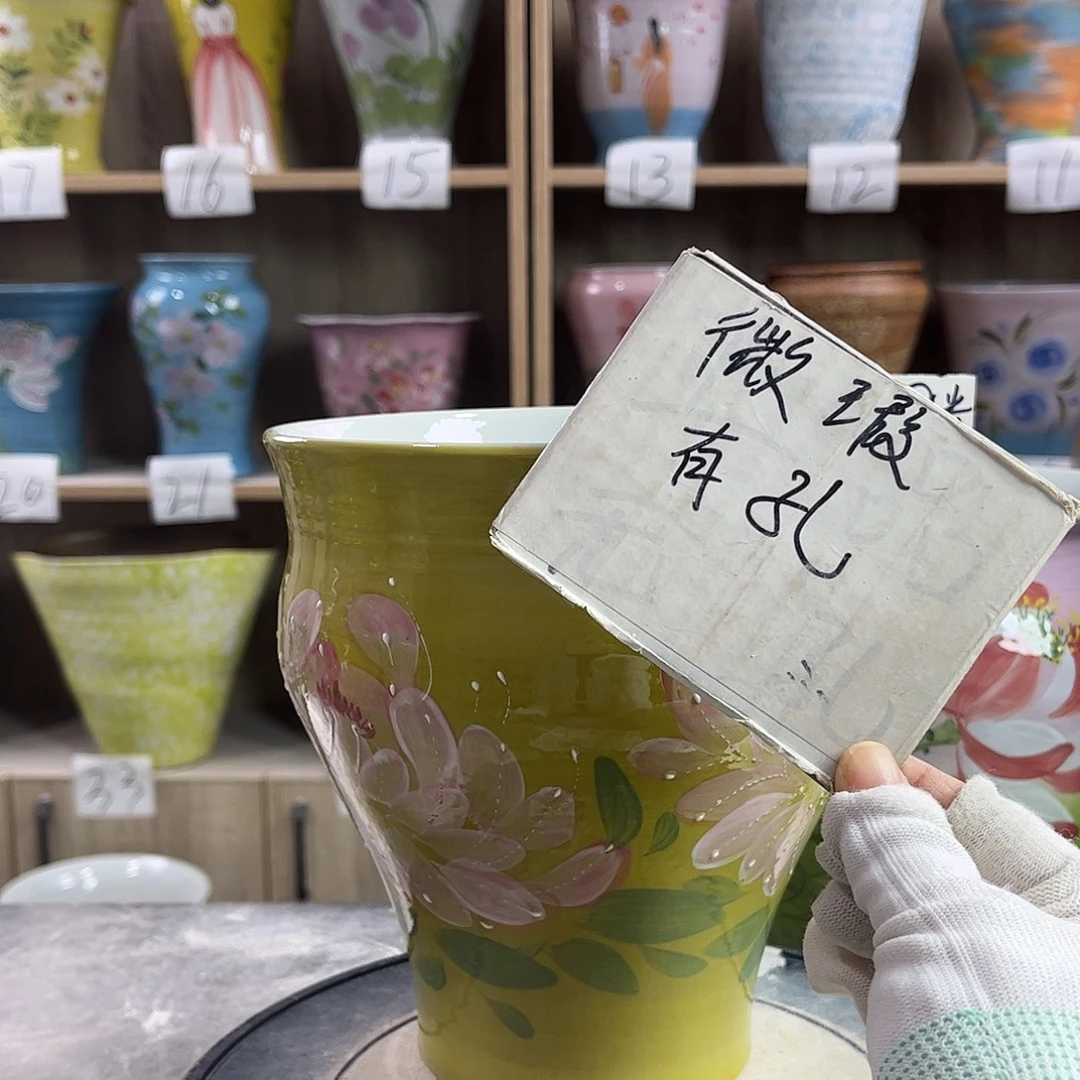 景德镇陶瓷花盆花盆